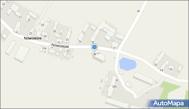Nowolesie, Nowolesie, 36, mapa Nowolesie
