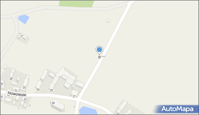 Nowolesie, Nowolesie, 38, mapa Nowolesie