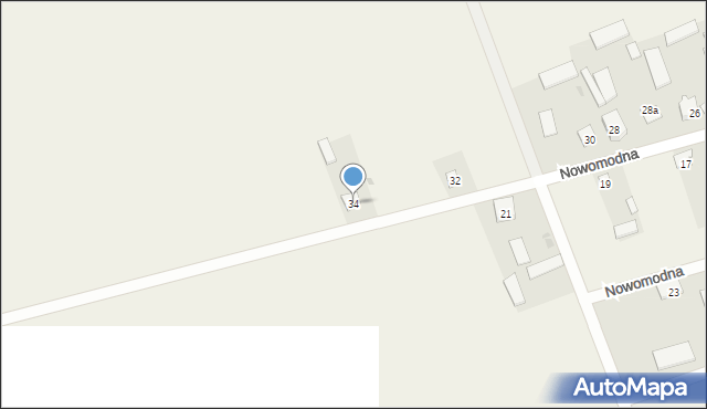 Nowomodna, Nowomodna, 34, mapa Nowomodna