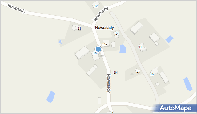 Nowosady, Nowosady, 30, mapa Nowosady