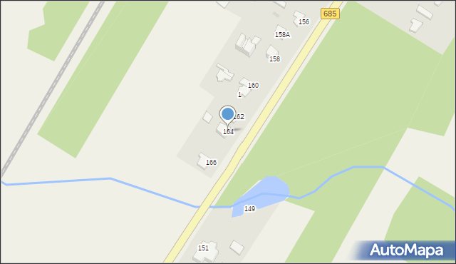 Nowosady, Nowosady, 164, mapa Nowosady