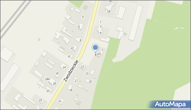 Nowosady, Nowosady, 9, mapa Nowosady