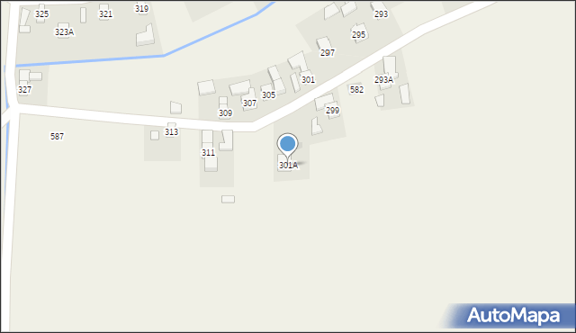 Nowosielce, Nowosielce, 301A, mapa Nowosielce