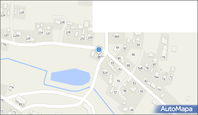 Nowosielce, Nowosielce, 65, mapa Nowosielce