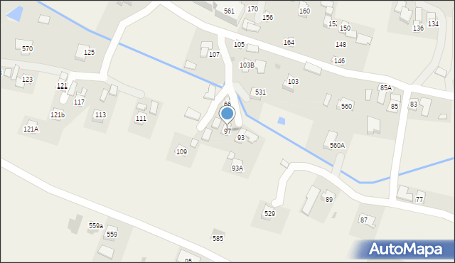 Nowosielce, Nowosielce, 97, mapa Nowosielce