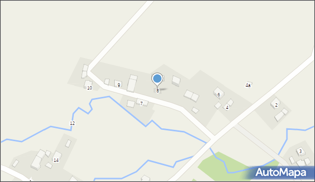 Nowosielce Kozickie, Nowosielce Kozickie, 8, mapa Nowosielce Kozickie