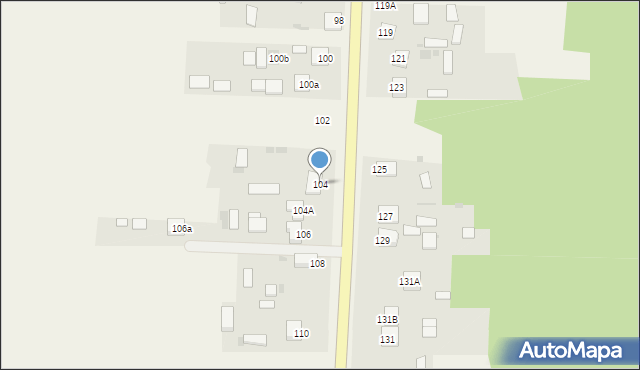 Nowosielec, Nowosielec, 104, mapa Nowosielec