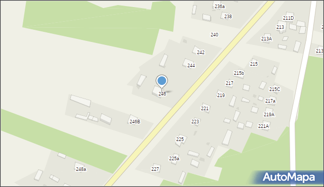 Nowosielec, Nowosielec, 246, mapa Nowosielec