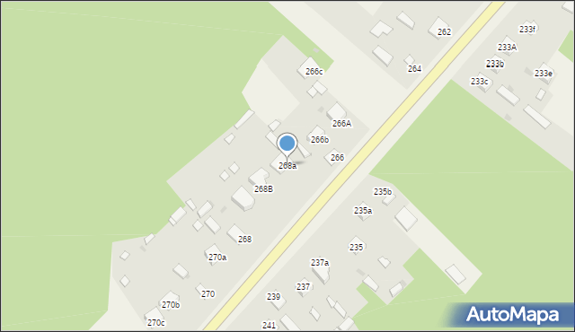 Nowosielec, Nowosielec, 268a, mapa Nowosielec