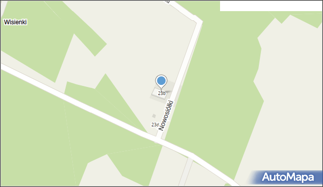 Nowosiółki, Nowosiółki, 23b, mapa Nowosiółki