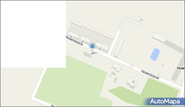 Nowoszyce, Nowoszyce, 10A, mapa Nowoszyce