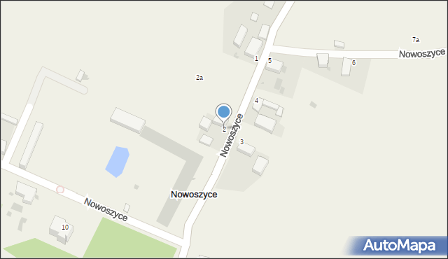Nowoszyce, Nowoszyce, 2, mapa Nowoszyce