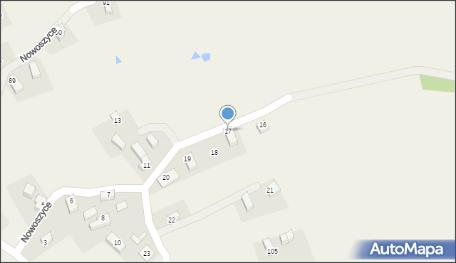 Nowoszyce, Nowoszyce, 17, mapa Nowoszyce