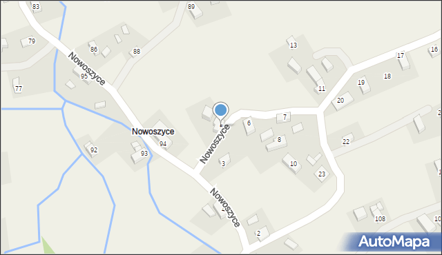 Nowoszyce, Nowoszyce, 5, mapa Nowoszyce