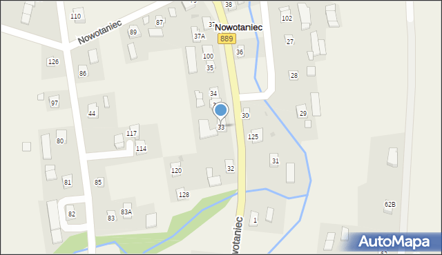 Nowotaniec, Nowotaniec, 33, mapa Nowotaniec