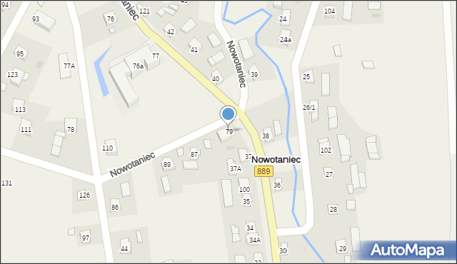 Nowotaniec, Nowotaniec, 79, mapa Nowotaniec