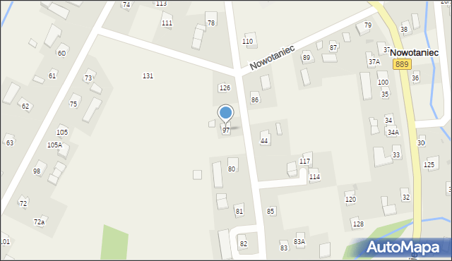 Nowotaniec, Nowotaniec, 97, mapa Nowotaniec