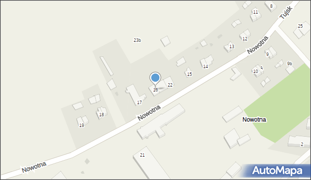 Nowotna, Nowotna, 16, mapa Nowotna