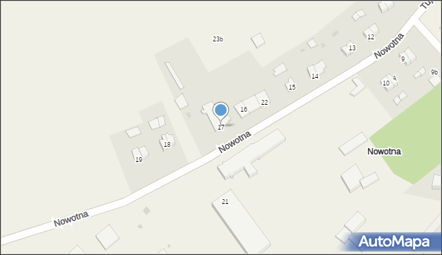 Nowotna, Nowotna, 17, mapa Nowotna