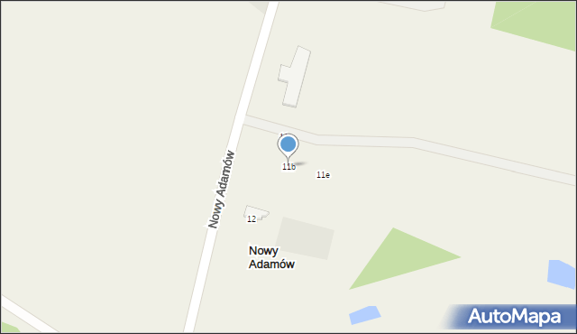 Nowy Adamów, Nowy Adamów, 11b, mapa Nowy Adamów
