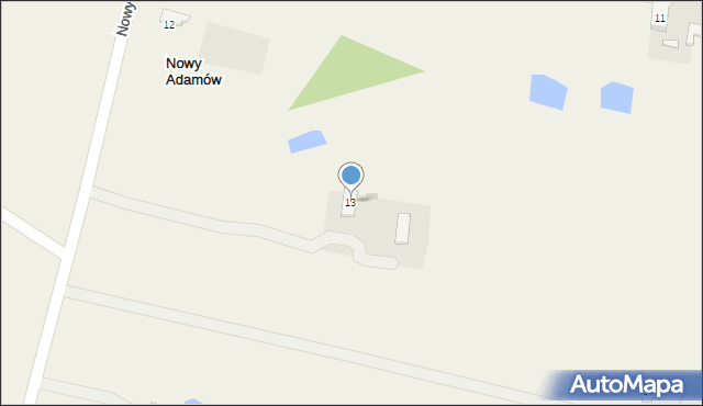 Nowy Adamów, Nowy Adamów, 13, mapa Nowy Adamów