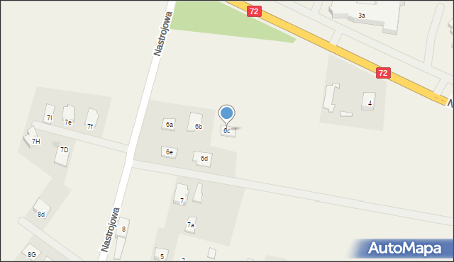 Nowy Adamów, Nowy Adamów, 6c, mapa Nowy Adamów
