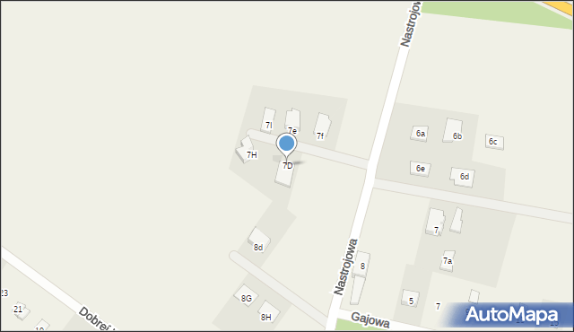 Nowy Adamów, Nowy Adamów, 7D, mapa Nowy Adamów