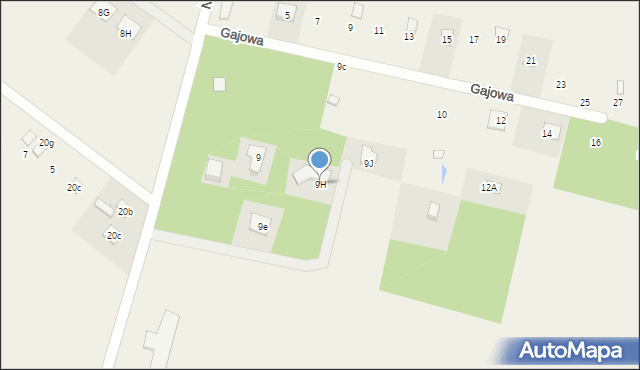 Nowy Adamów, Nowy Adamów, 9H, mapa Nowy Adamów