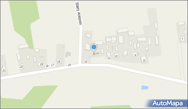 Nowy Antonin, Nowy Antonin, 13, mapa Nowy Antonin
