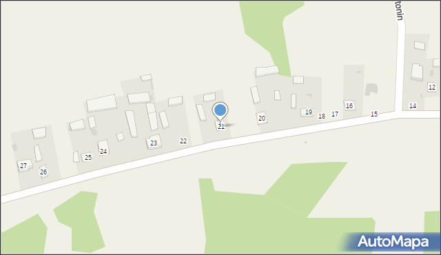 Nowy Antonin, Nowy Antonin, 21, mapa Nowy Antonin