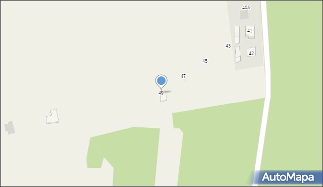 Nowy Belęcin, Nowy Belęcin, 49, mapa Nowy Belęcin