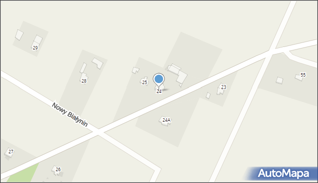 Nowy Białynin, Nowy Białynin, 24, mapa Nowy Białynin