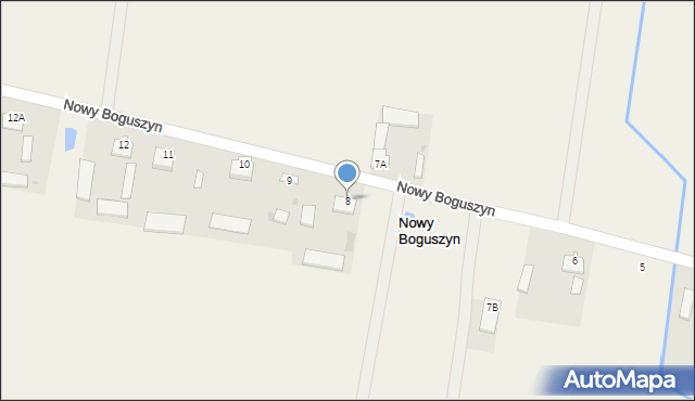 Nowy Boguszyn, Nowy Boguszyn, 8, mapa Nowy Boguszyn