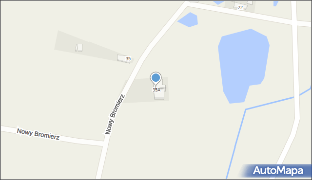 Nowy Bromierz, Nowy Bromierz, 35A, mapa Nowy Bromierz