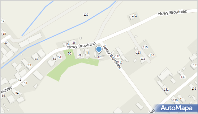 Nowy Browiniec, Nowy Browiniec, 47, mapa Nowy Browiniec