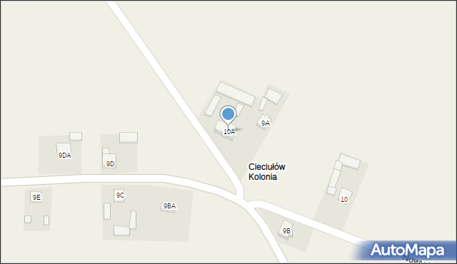 Nowy Bugaj, Nowy Bugaj, 10A, mapa Nowy Bugaj