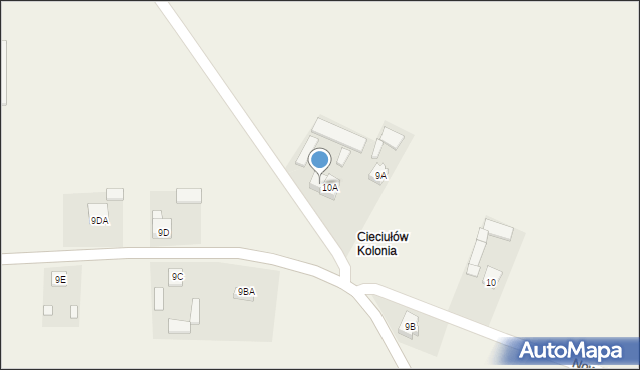 Nowy Bugaj, Nowy Bugaj, 10B, mapa Nowy Bugaj