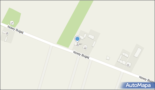 Nowy Bugaj, Nowy Bugaj, 21, mapa Nowy Bugaj