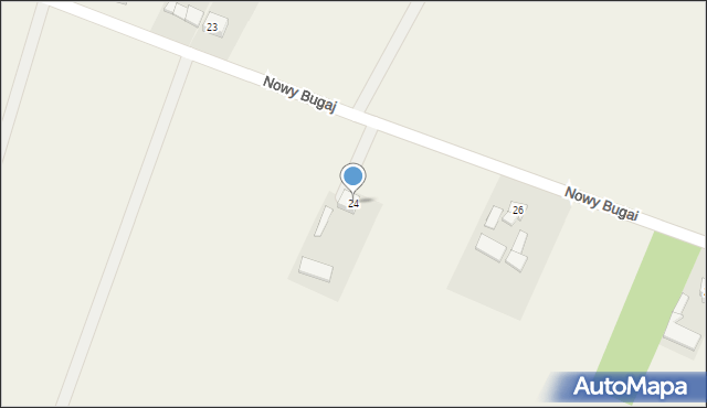 Nowy Bugaj, Nowy Bugaj, 24, mapa Nowy Bugaj