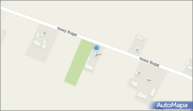 Nowy Bugaj, Nowy Bugaj, 28, mapa Nowy Bugaj