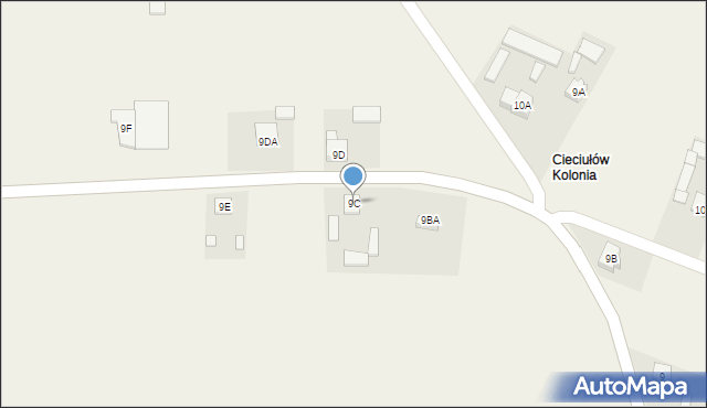 Nowy Bugaj, Nowy Bugaj, 9C, mapa Nowy Bugaj