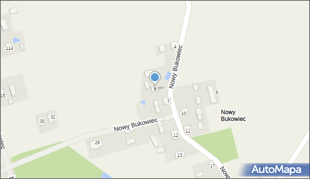 Nowy Bukowiec, Nowy Bukowiec, 6, mapa Nowy Bukowiec