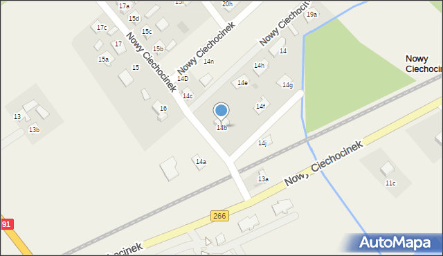 Nowy Ciechocinek, Nowy Ciechocinek, 14b, mapa Nowy Ciechocinek