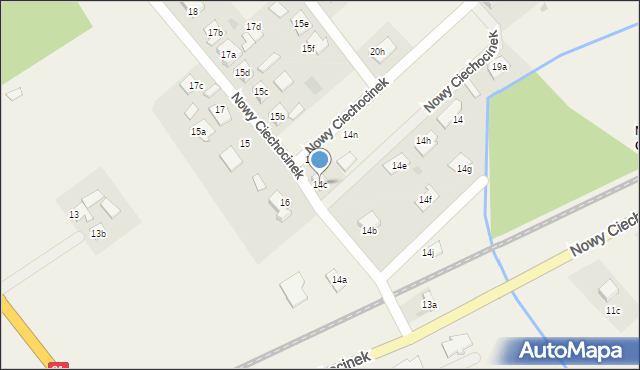 Nowy Ciechocinek, Nowy Ciechocinek, 14c, mapa Nowy Ciechocinek