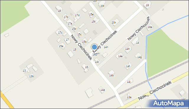 Nowy Ciechocinek, Nowy Ciechocinek, 14D, mapa Nowy Ciechocinek