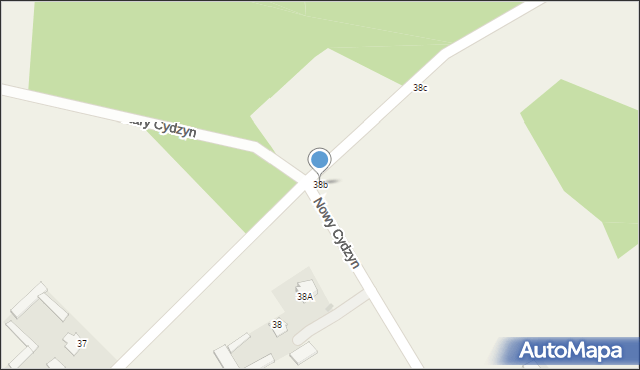 Nowy Cydzyn, Nowy Cydzyn, 38b, mapa Nowy Cydzyn