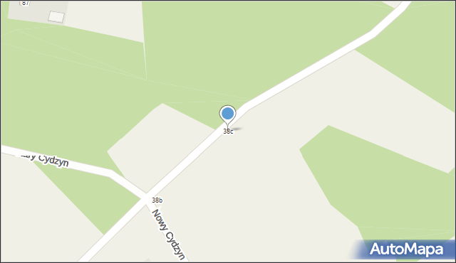Nowy Cydzyn, Nowy Cydzyn, 38c, mapa Nowy Cydzyn