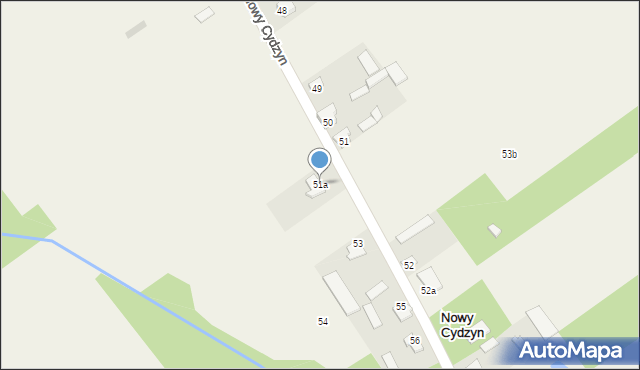 Nowy Cydzyn, Nowy Cydzyn, 51a, mapa Nowy Cydzyn
