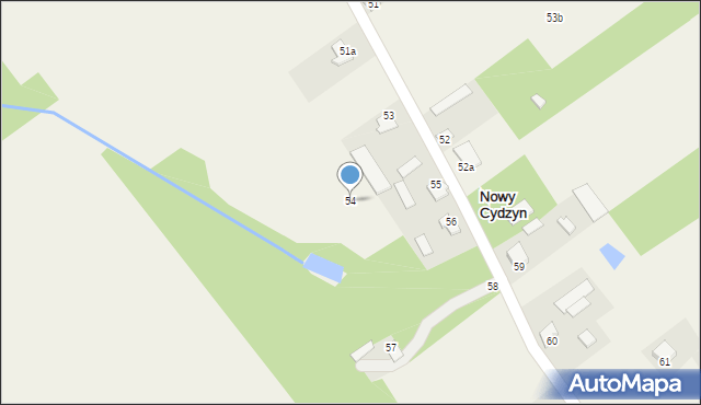 Nowy Cydzyn, Nowy Cydzyn, 54, mapa Nowy Cydzyn