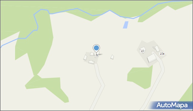 Nowy Czachulec, Nowy Czachulec, 9, mapa Nowy Czachulec
